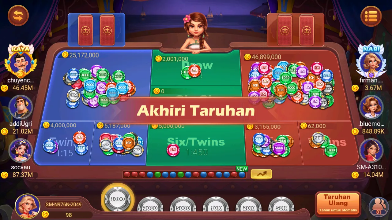 Bandar QiuQiu Card Game